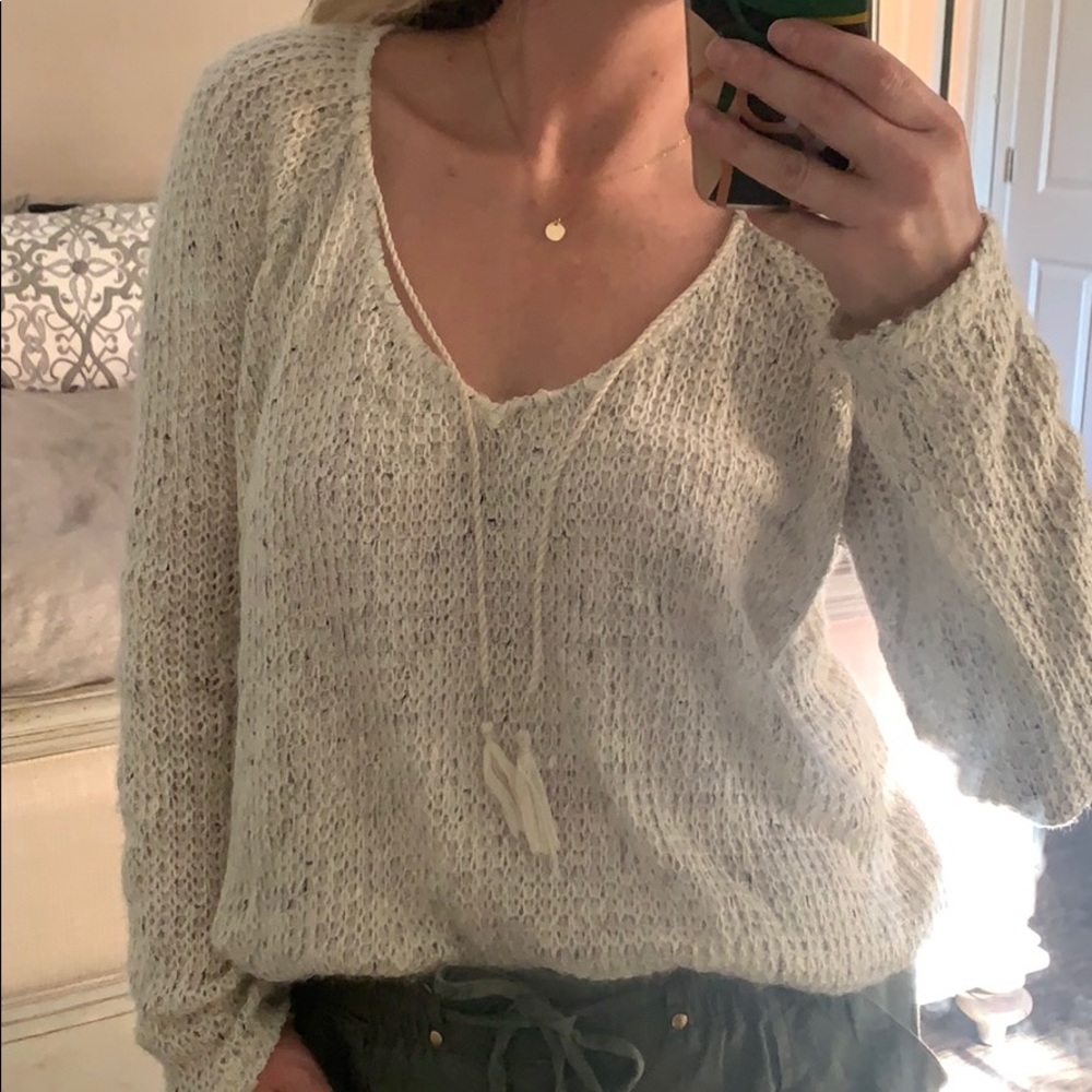 Sanctuary - Woven Sweater Top